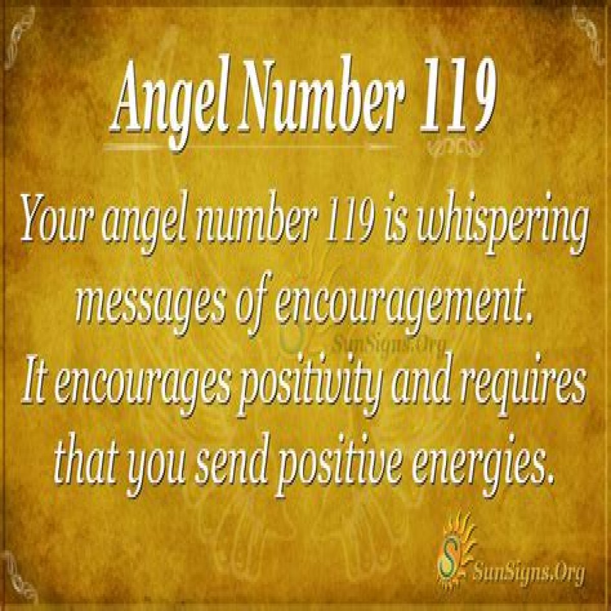 
ANGEL NUMBER 119
