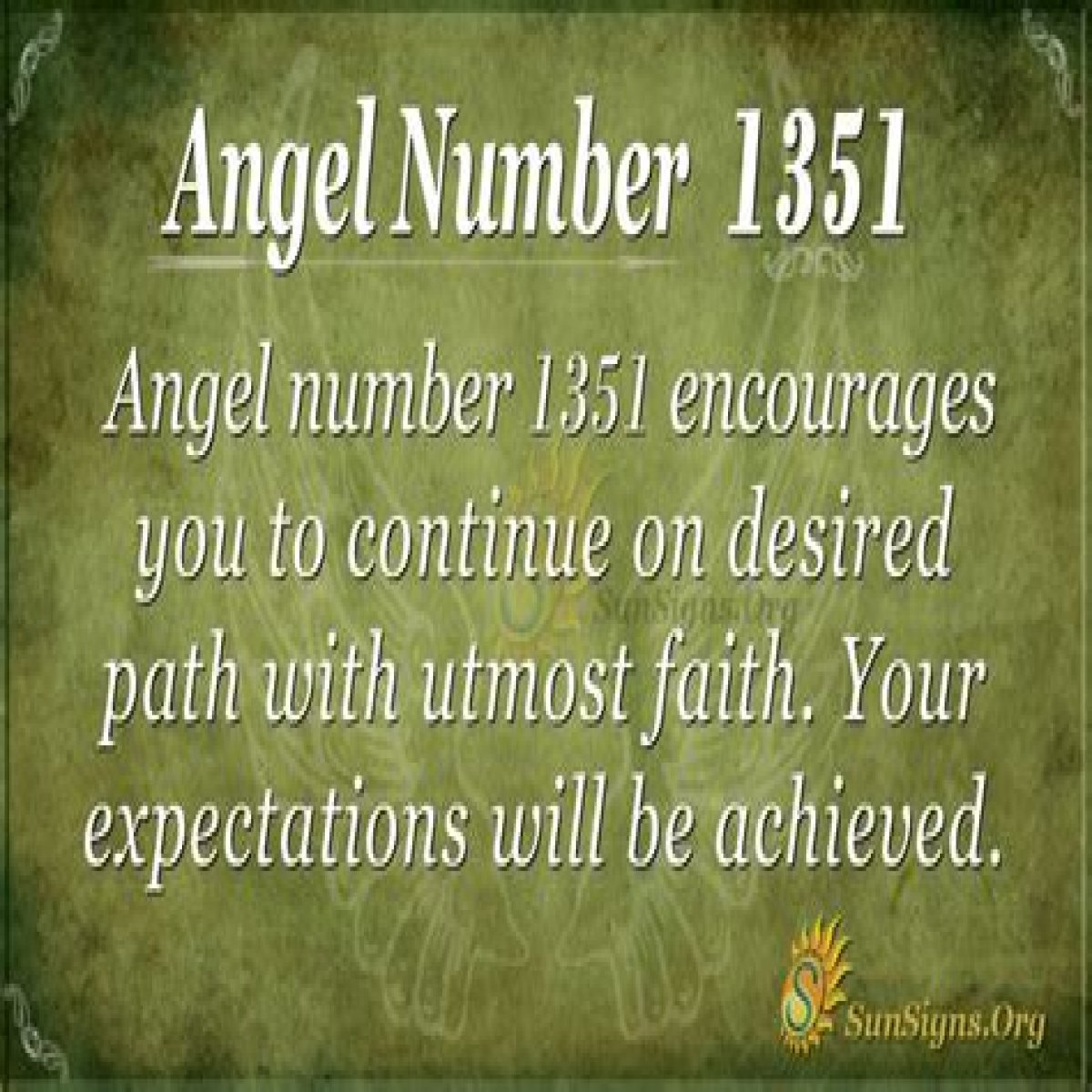 
ANGEL NUMBER 1351
