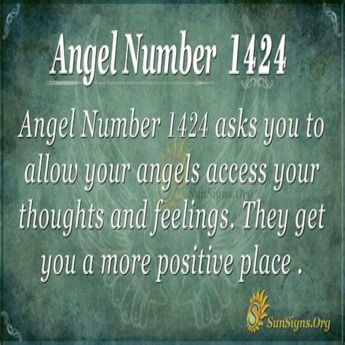 
ANGEL NUMBER 1424

