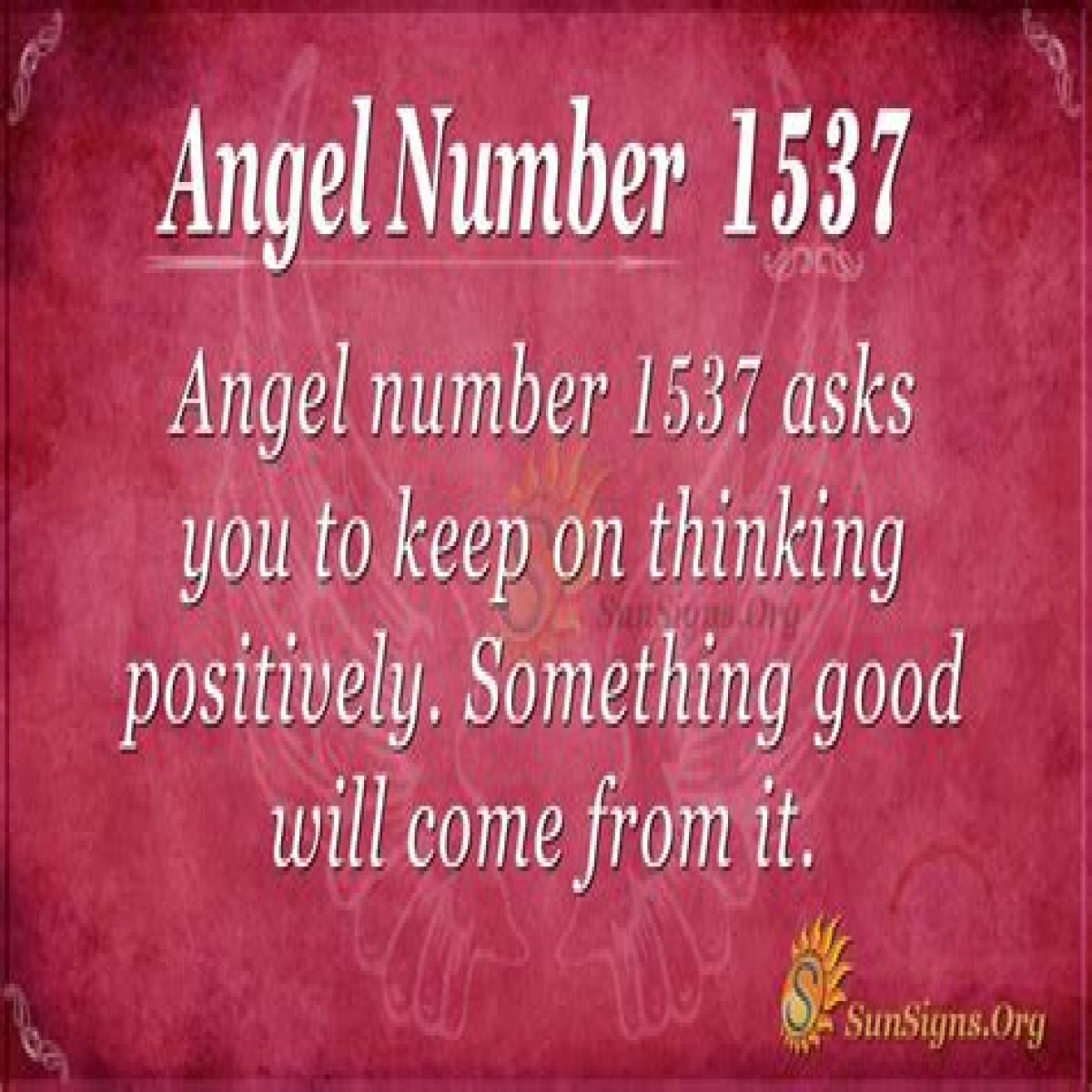 
ANGEL NUMBER 1537
