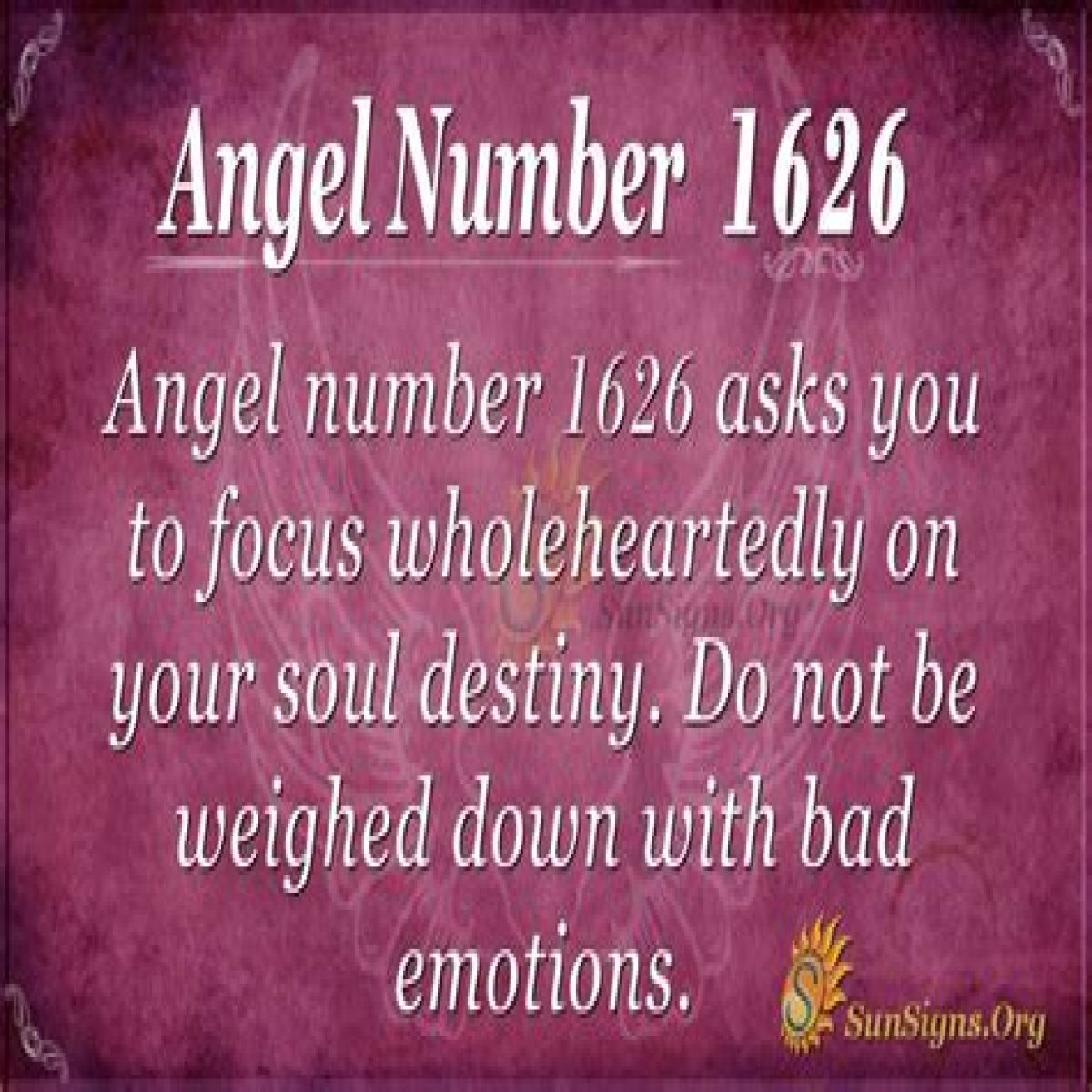 
ANGEL NUMBER 1626
