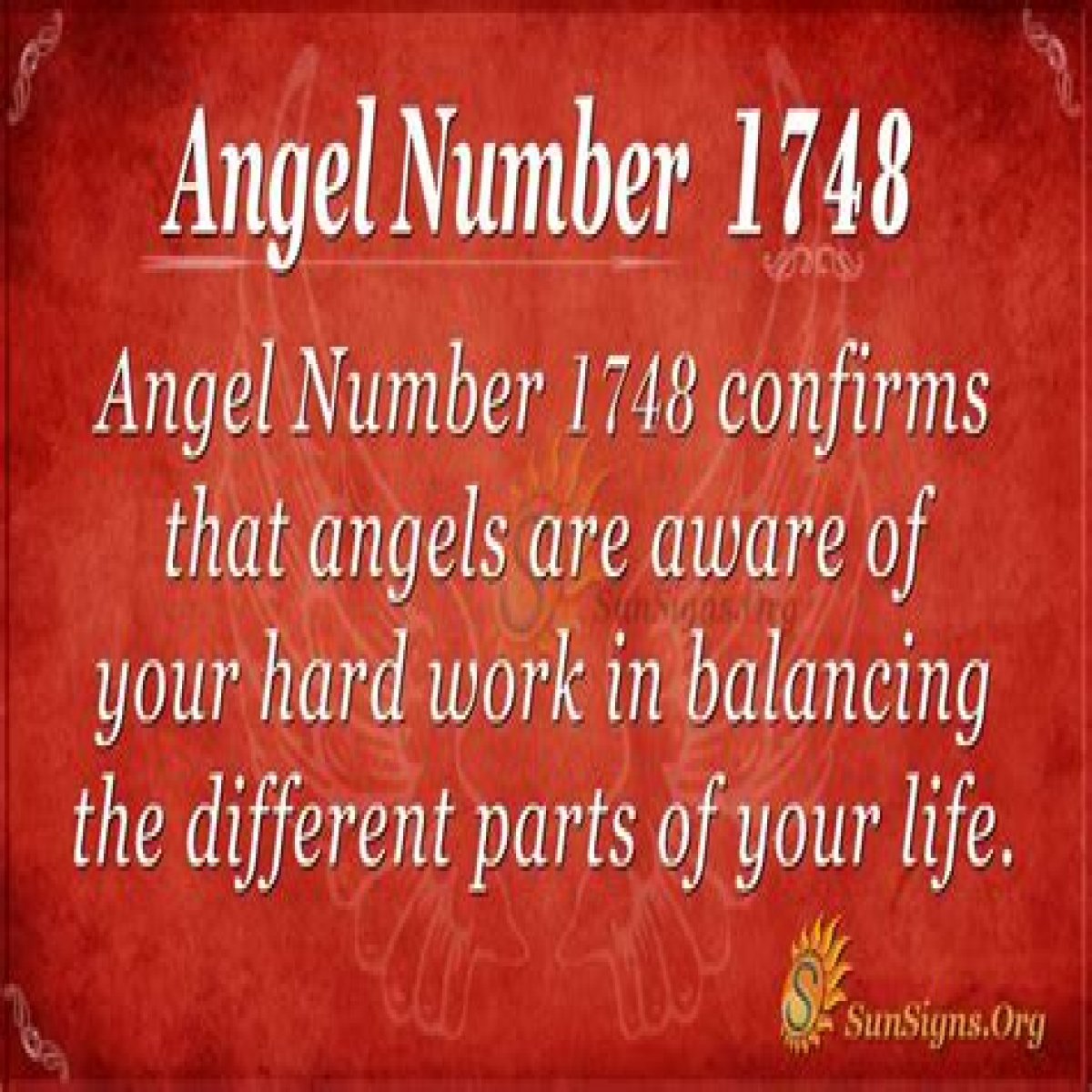 
ANGEL NUMBER 1748
