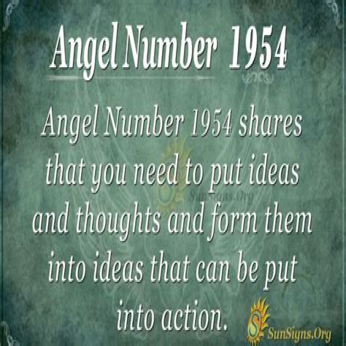 
ANGEL NUMBER 1954
