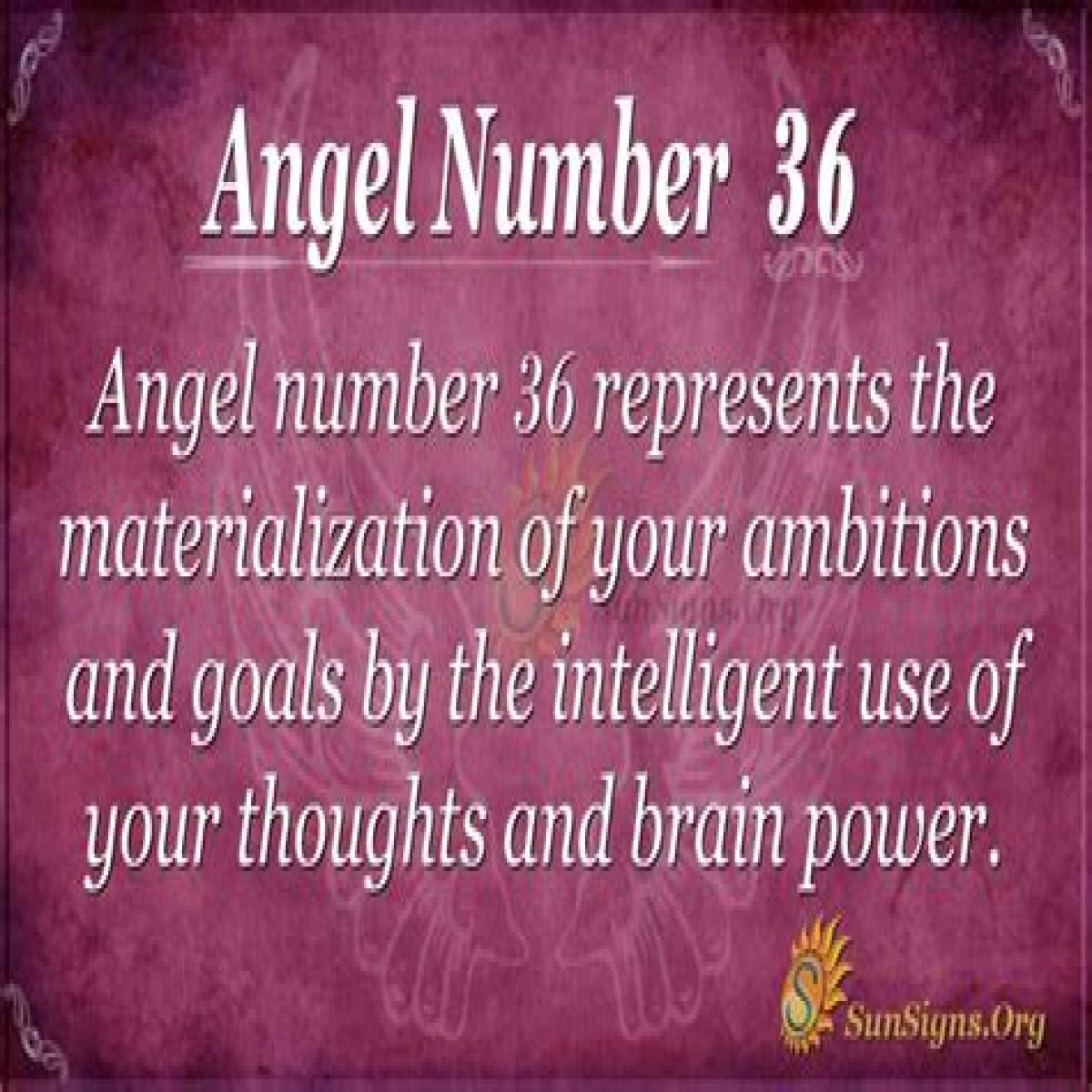 
ANGEL NUMBER 36
