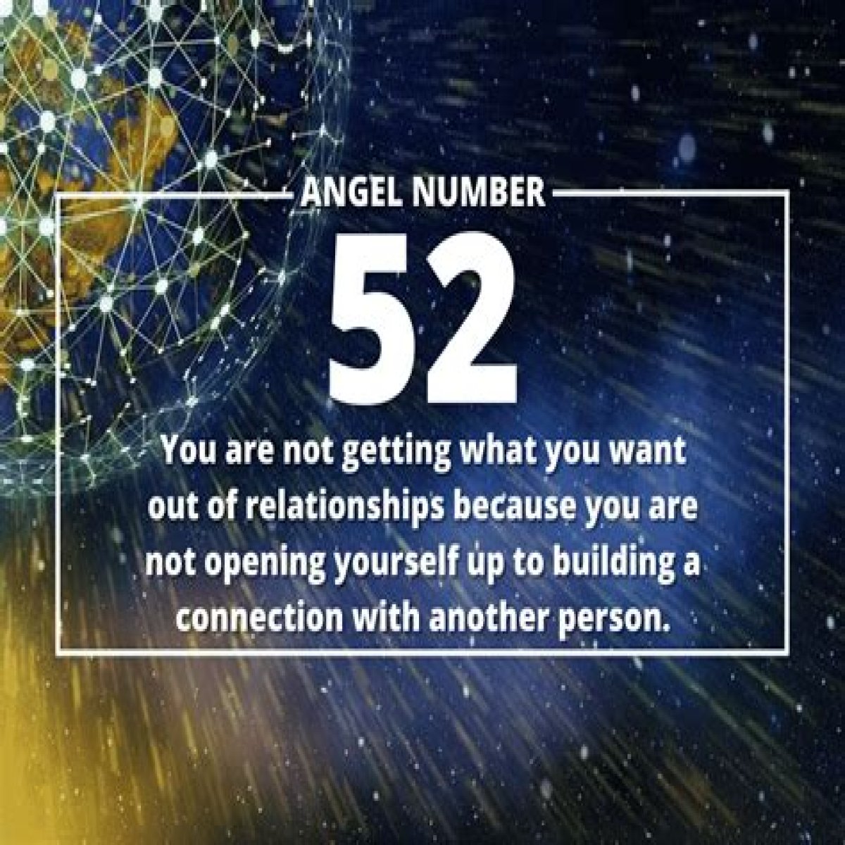 
ANGEL NUMBER 52
