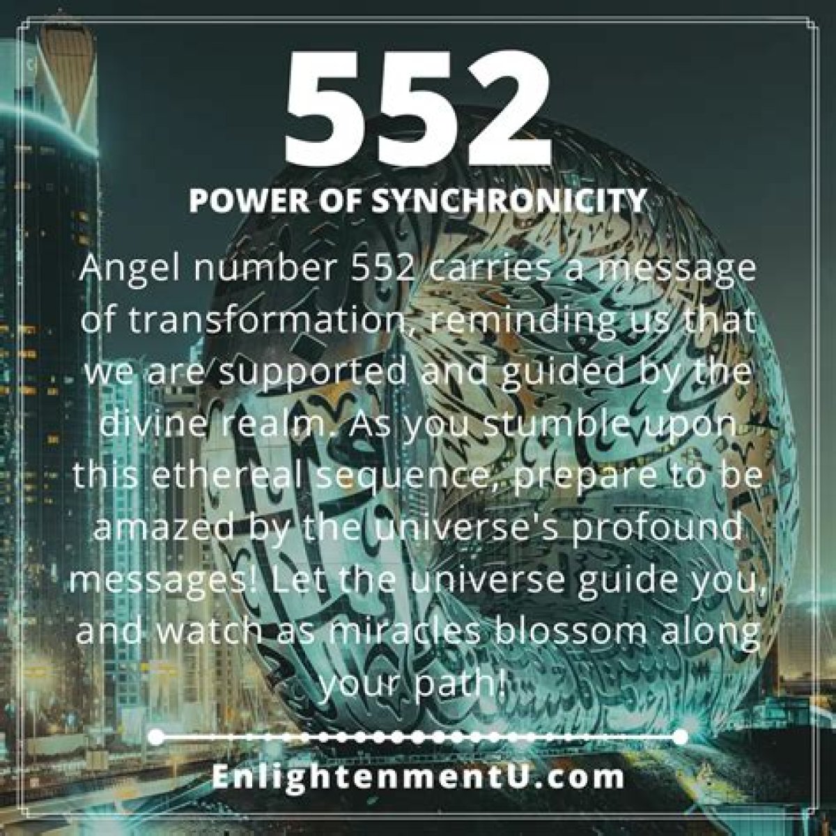 
ANGEL NUMBER 552
