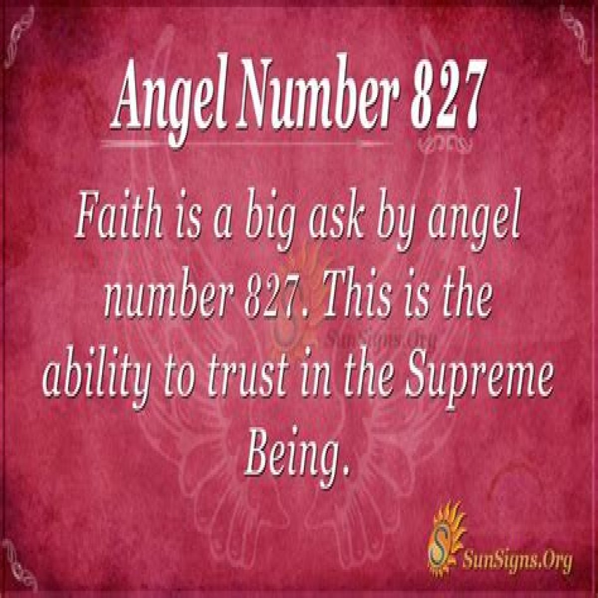 
ANGEL NUMBER 827
