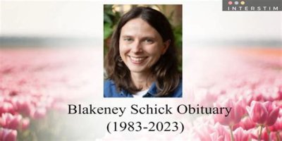 Blakeney Schick Obituary, What Happened To Blakeney Schick? How Did Blakeney Schick Die?