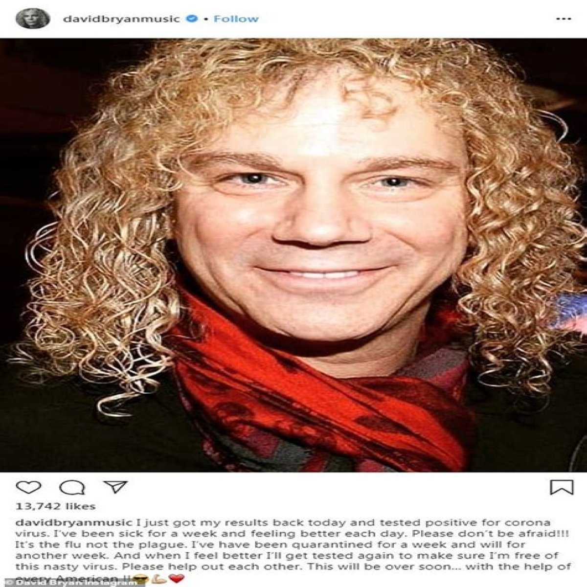 David Bryan From Bon Jovi Diagnosed With COVID-19