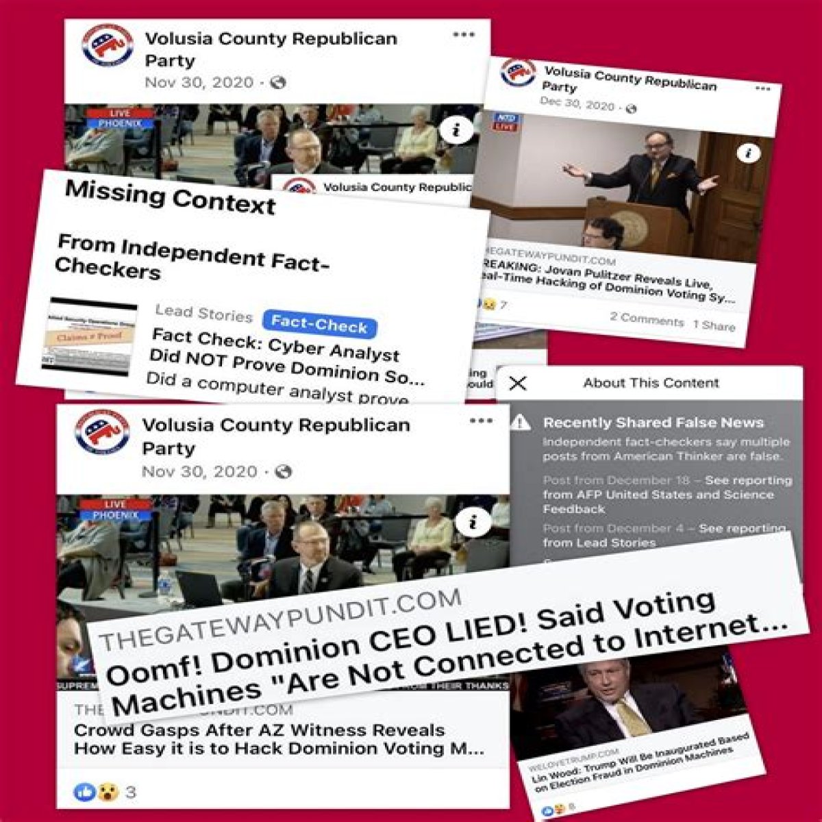 Everyone Dominion, Smartmatic Suing Over Election Conspiracy Theories