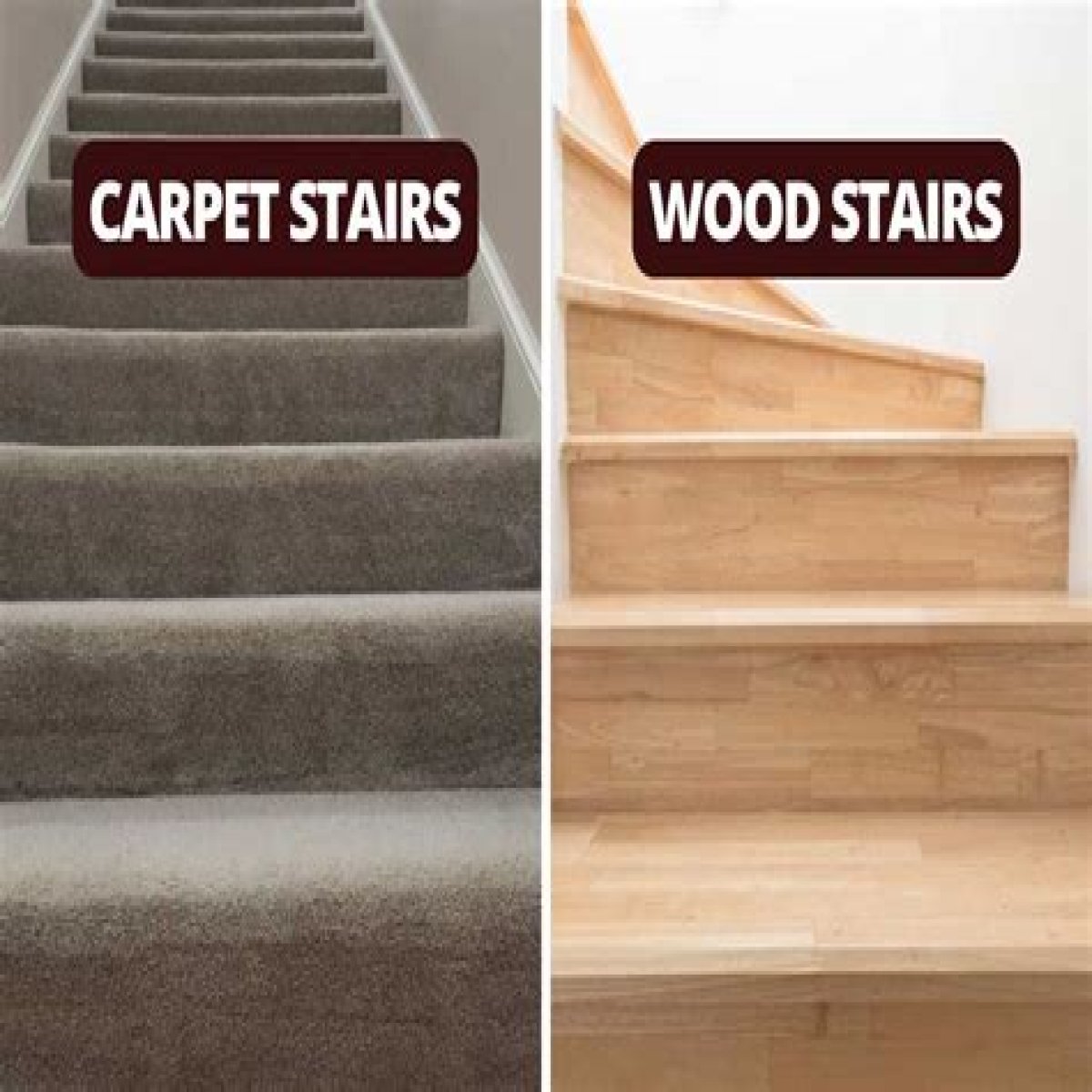 How much does it cost to change carpet stairs to wood?