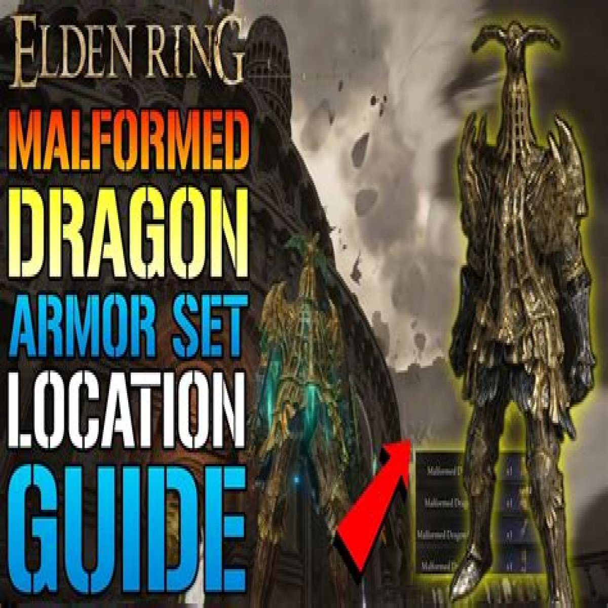 How to get the Malformed Dragon armor set in Elden Ring