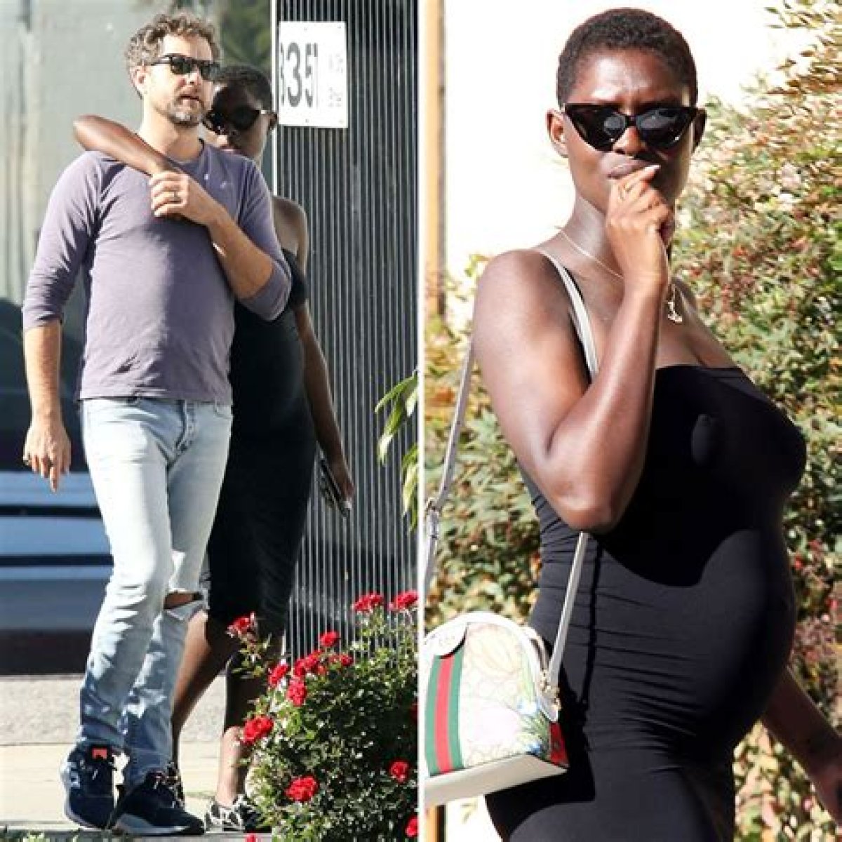 Jodie Turner-Smith Shows Off Her Baby Bump At The Pool As She & Joshua Jackson Prepare To Welcome Baby Girl Any Day Now