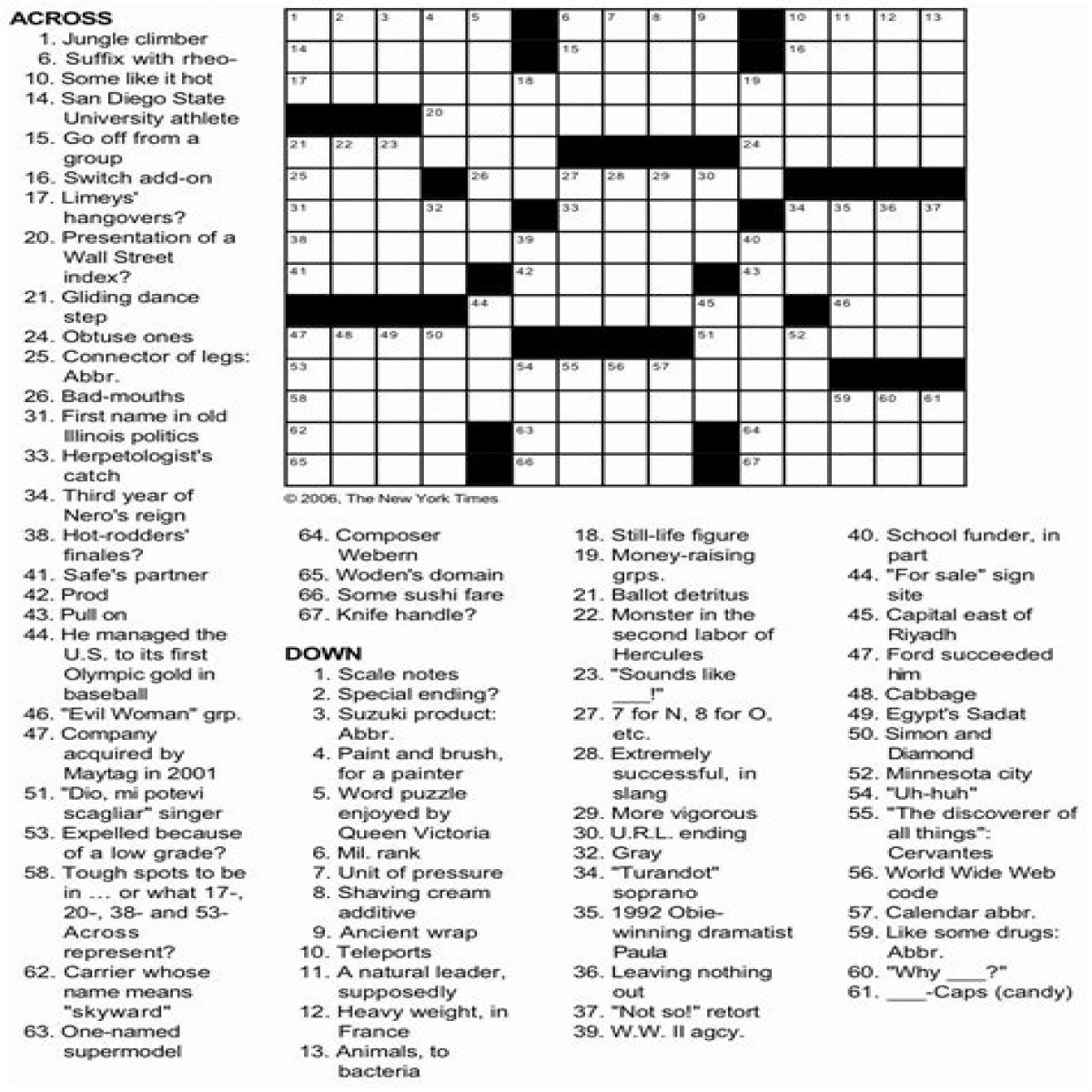 LA Times Frightful site? Crossword Clue Answers with 5 letters