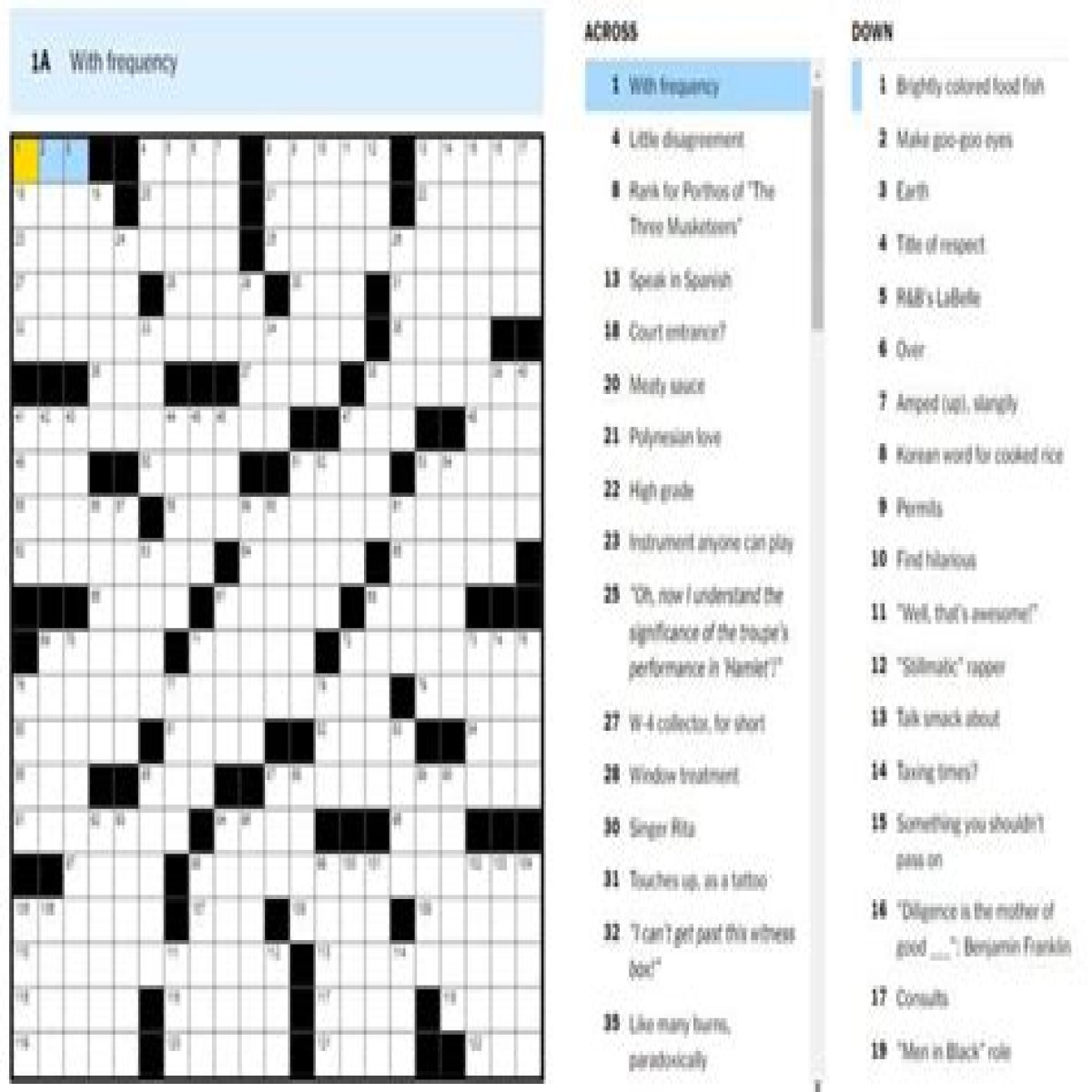 Lily Potter, ___ Evans NYT Crossword Clue Answer