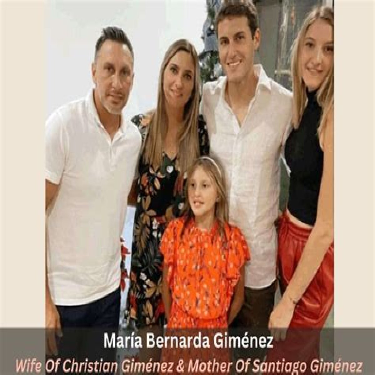 Santiago Gimenez's Mother Maria Bernarda Gimenez