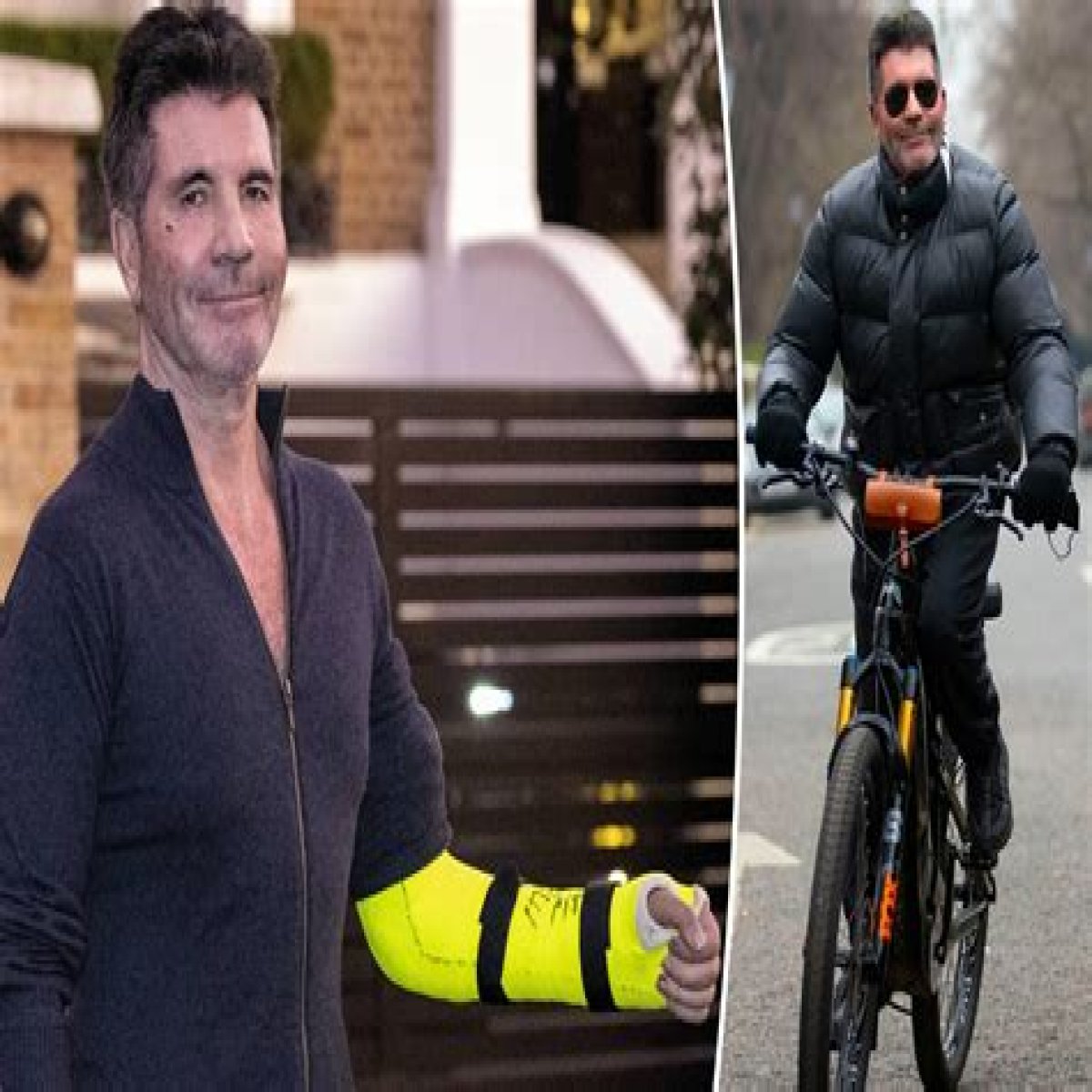 Simon Cowell Suffers Broken Arm After 2nd Bike Accident