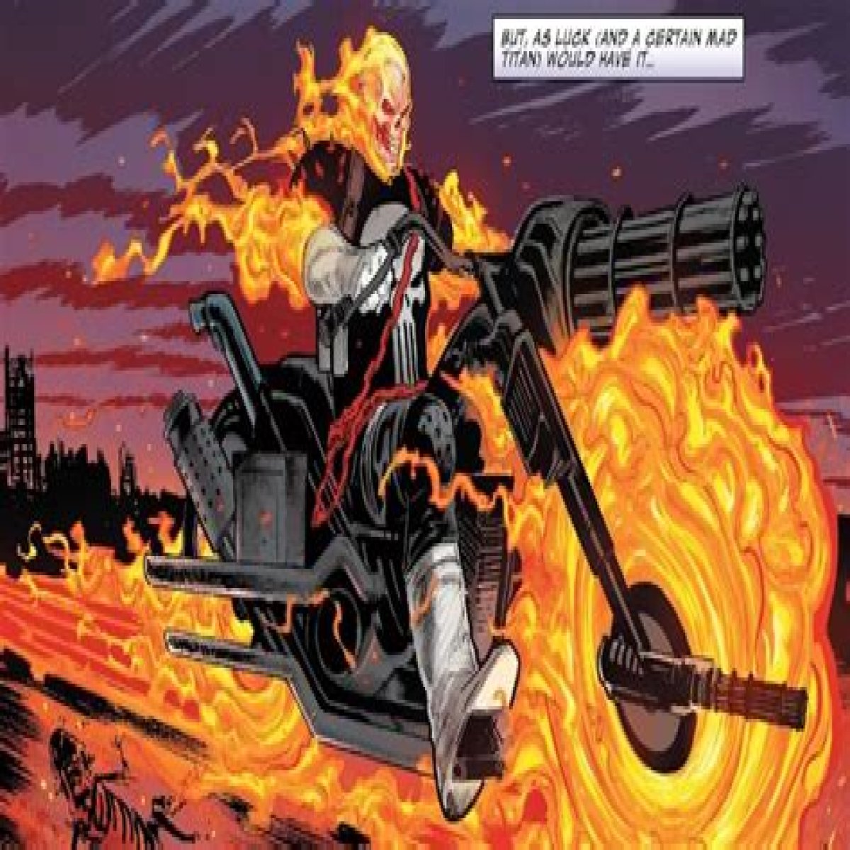 The Punisher Became Ghost Rider And Destroyed The Marvel Universe