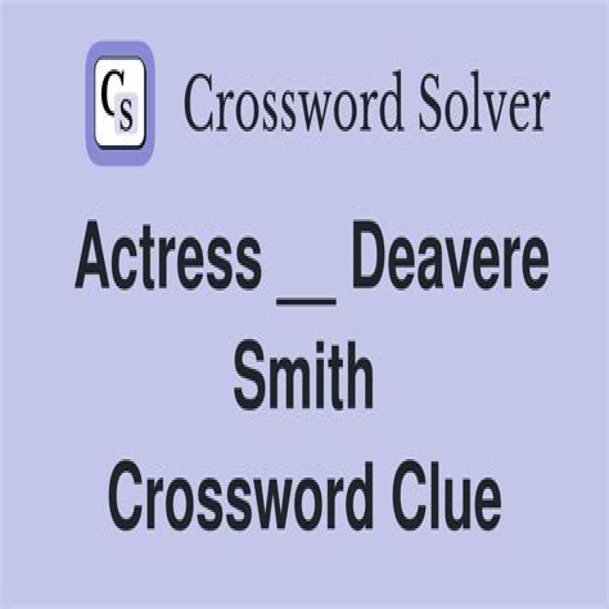 USA Today Empire actress Smith Crossword Clue