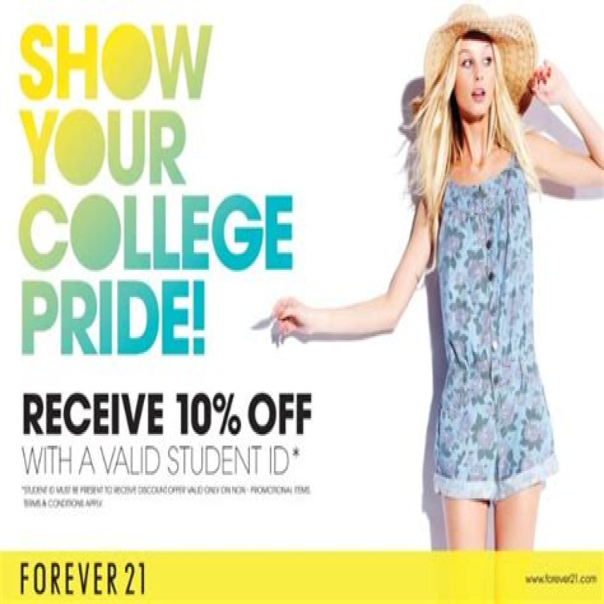 What’s the employee discount at Forever 21?